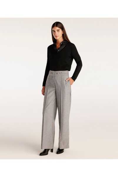 Yargıcı Pantaloni cu nasturi