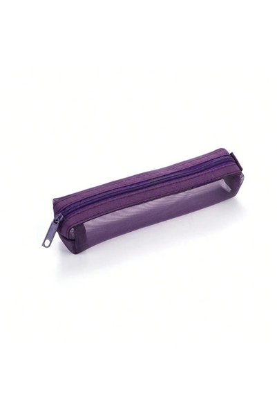Choice3 1pc-purple 1PC Mini Mesh Yarn Pen Bag Portable Multifunction Pencil B...