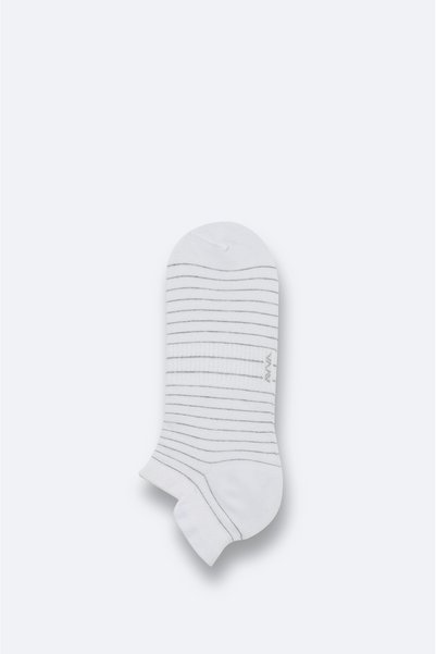 Avva Men's White Bamboo Blend Booties Socks B008516