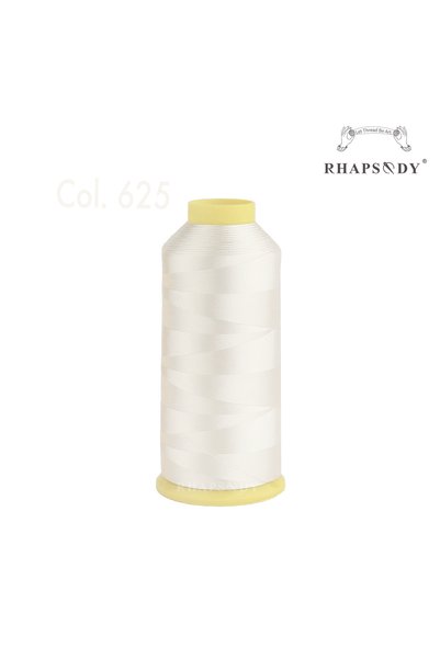 Choice 625 Whisper White Rhapsody 5000M 40WT 120D2 Polyester Embroidery Threa...