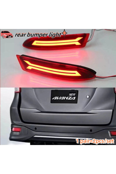 Choice 2PCS For Toyota Avanza 2015 2016 2017 2-in-1 Functions 12V Car LED Rea...