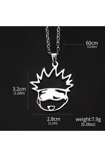 Choice N01079-03 Anime Jujutsu Kaisen Stainless Steel Necklace Itadori Yuji F...