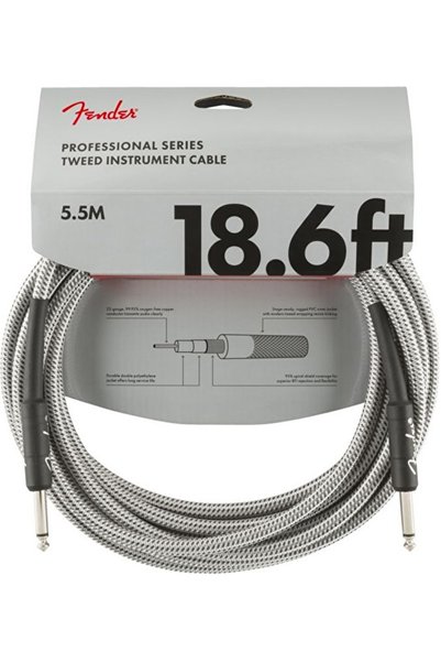 Generic Brand 0990820069 كابل أجهزة احترافي (5.5 متر - أبيض تويد) |   5.5 متر...