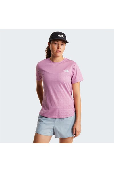 THE NORTH FACE Embossed Women's Purple T-Shirt (Nf0A8G8Cg6E1)