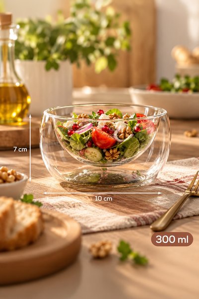 Porsima 434 Double Walled Presentation Bowl Presentation Container Snack Bowl...