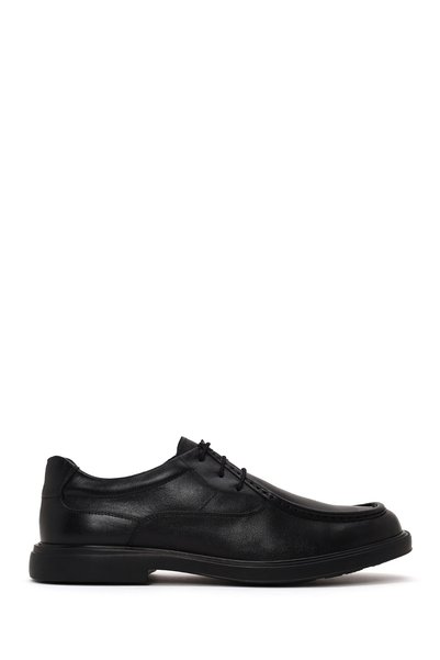 Derimod Men's Black Lace-Up Leather Casual Shoes Wm750015Dv