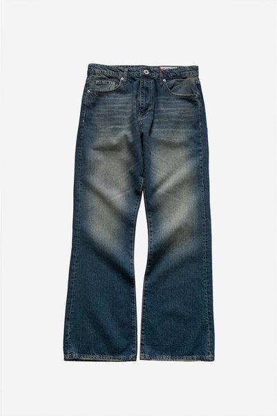GRJ denim بنطلون جينز سكاي لاين فلير للرجال