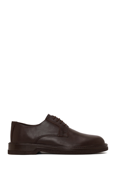 Derimod Men's Brown Lace-Up Leather Casual Shoes Wm600021Dv