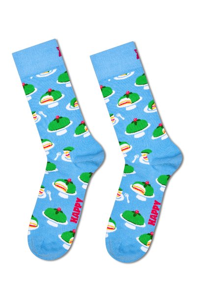Happy Socks Happy Socks Ανδρικές βαμβακερές κάλτσες με μπλε σχέδιο P007254
