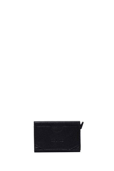 Derimod Men's Black Leather Card Holder 000A2D350918