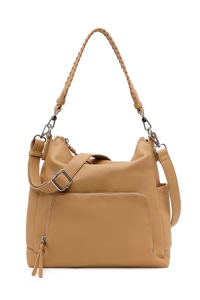 Derimod Women's Beige Long Strap Shoulder Bag Ab100026Sf