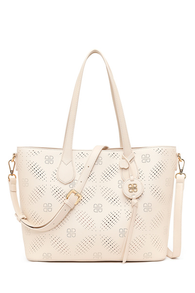 Derimod Women's Cream Long Strap Printed Shoulder Bag 26Sbd284718