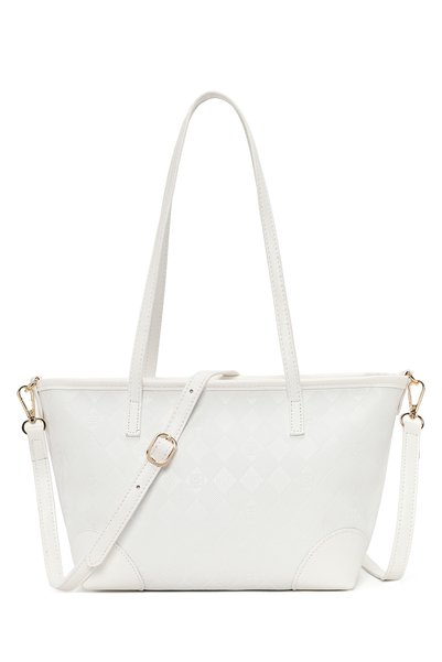 Derimod Women's White Long Strap Printed Shoulder Bag 26Sbd202726