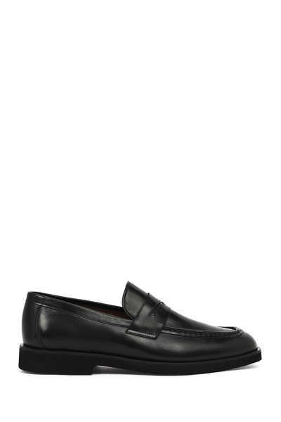 Derimod Men's Black Leather Classic Loafer 26Sfd601818