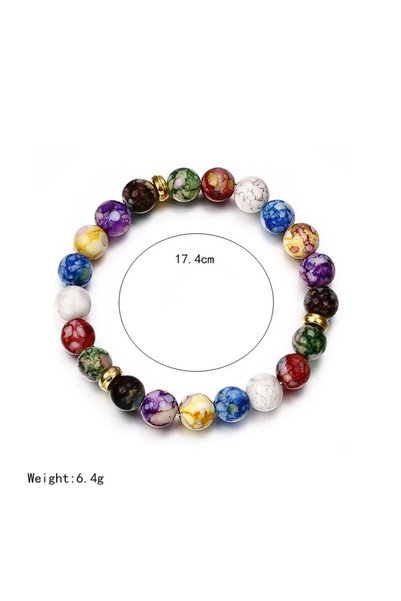 Choice 2 7 Chakra Healing Beaded Bracelet For Women Natural Lava Stone Tiger ...