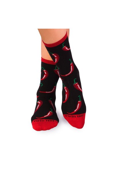 Pirin Hill Sosete bumbac COLOUR COTTON MEXICO CHILI PEPPER Black