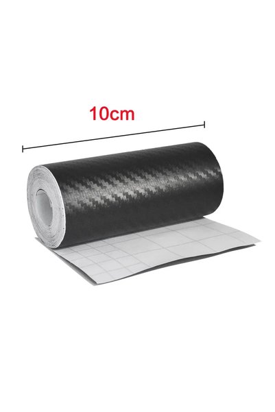 Choice14 5M 10cm 1/3PCS Nano Carbon Fiber Car Stickers, DIY Car Protective Fi...