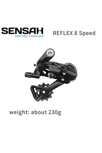 Choice محول سرعات خلفي للدراجات الهوائية REFLEX 8S SENSAH، 8/9/10 سرعات، قصير...
