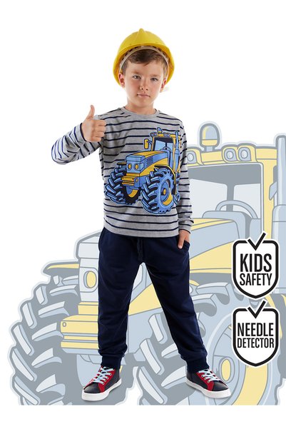 MSHB&G Set de pantaloni de trening și tricou pentru băieți Tractor