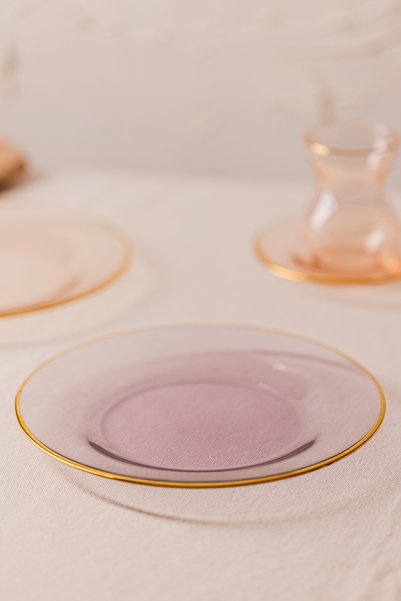 Rakle Five O Clock 6-Piece Glass Cake Plate Set 19 cm