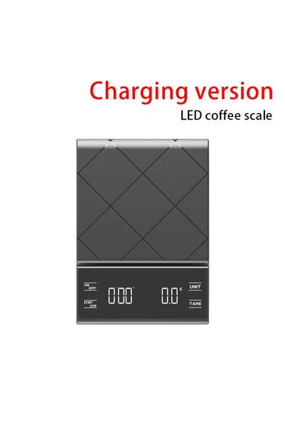 Choice Charging version USB Charging Kitchen Coffee Scale with Timer LED Digi...
