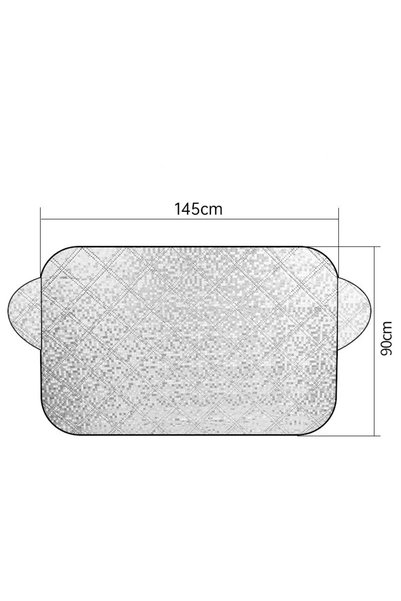 choice2 90x145CM Universal Car Front Windshield Cover Automobile Sunshade Cov...