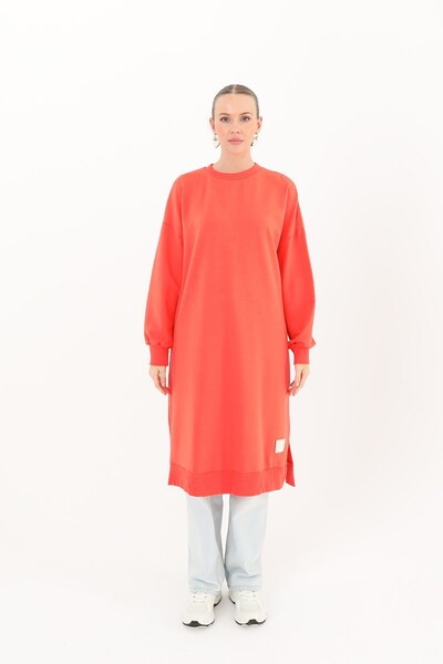 Soul Kadın Basic Tunic - 30645TUN Mercan