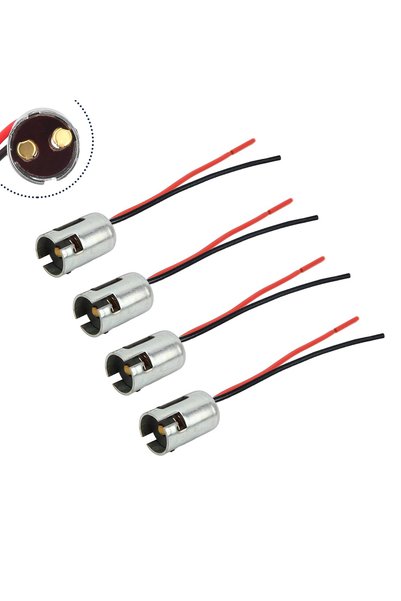 choice2 BA15D 2 Wires BA15D BA15S BA9S 1157 1156 LED Light Bulb Socket Holder...