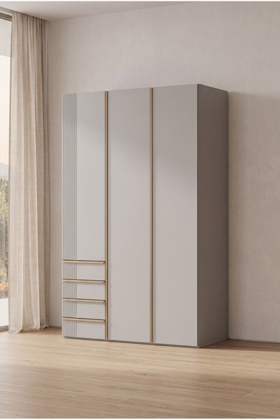 benim odam Elegant 3 Kapılı Çekmeceli Dolap Genç / Çocuk Odası 306