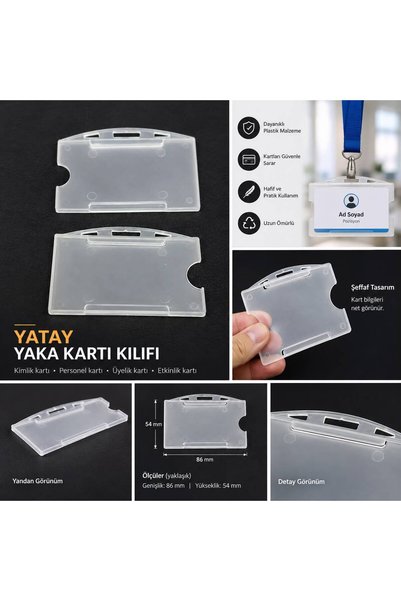 1.000 AD YATAY YAKA KARTI