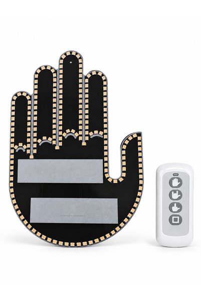 OEM Lumină LED cu gesturi pentru mașină, 3 în 1, semnal cu degetul și telecom...