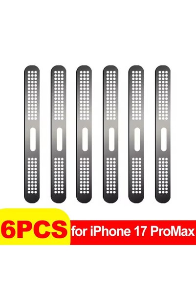 Choice6 6X-Black-17 ProMax ملصق شبكي معدني مقاوم للغبار لفتحة سماعة الأذن لها...