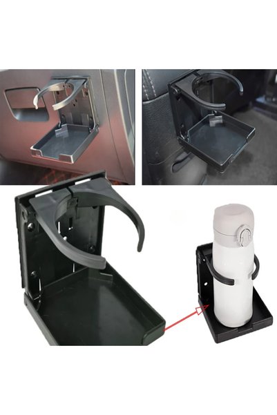 Choice black VIKEFON Car Beverage Holder Car Multi-Function Storage Rack Cola...
