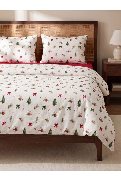 LC Waikiki I New Year's Themed Double Duvet Cover Set from Freezen Store