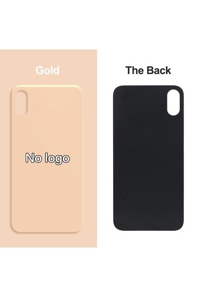 choice2 XS Gold For iPhone X / XS / XS Max Battery Back Cover Glass Panel Rea...