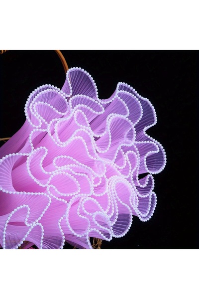 Choice Pink Pearl 28cmx4yard Flower Wrapping Paper Pearl Wave Yarn Flower Pac...
