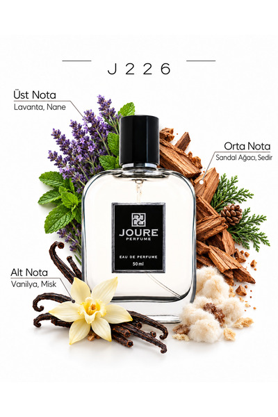 JOURE PERFUME Joure J226 - Lavanta Nane Bergamot Aromatik Odunsu Kokulu 50ml ...