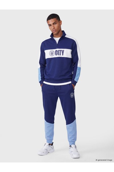LC Waikiki Pantaloni de trening pentru bărbați cu imprimeu Manchester City, S...