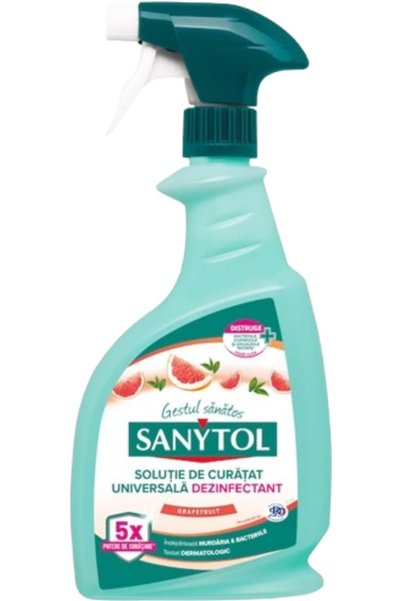 Sanytol Dezinfectant multisuprafețe Grapefruit, 750 ml