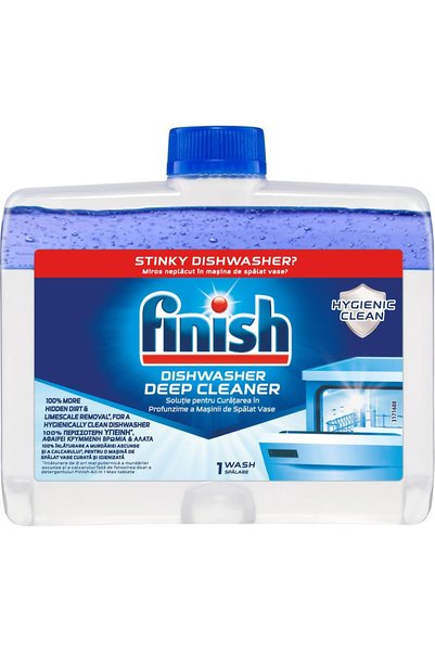 Finish Soluție pentru curățarea mașinii de spălat vase, 250 ml