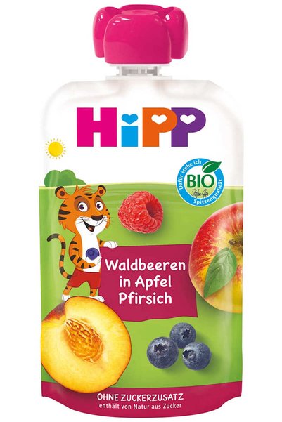 Hipp Piure de piersici, 100 g