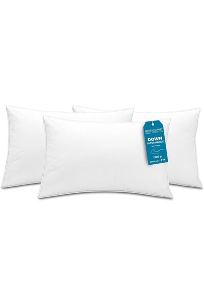 Generic Premium Made Hotel Pillow Natural Cotton Cool Down Microfiber Filling...