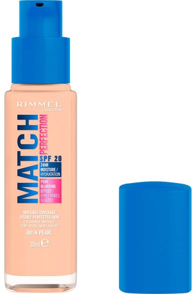 RIMMEL LONDON Fond de ten Match Perfection Liquid 001, 1 buc