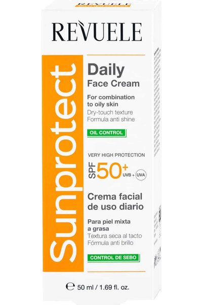 Revuele Cremă de față pentru ten mixt/gras cu SPF50+, 50 ml