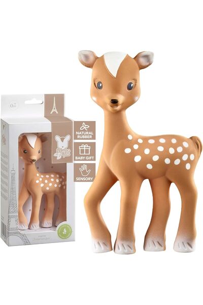 Sophie La Girafe فولي فانفان ذا فاون تيثر من فريند، بني (616341)