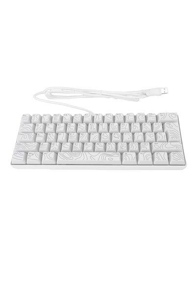 Plyisty لوحة مفاتيح ميكانيكية للألعاب، سلكية USB، 61 مفتاحًا، لوحة مفاتيح ألع...