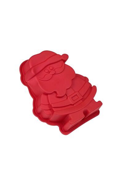Jumbo Forma Copt de Craciun din Silicon Rosie Mos Craciun 14x16.5x4cm