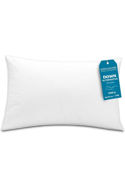 Generic Premium Made Hotel Pillow Natural Cotton Cool Down Microfiber Filling...