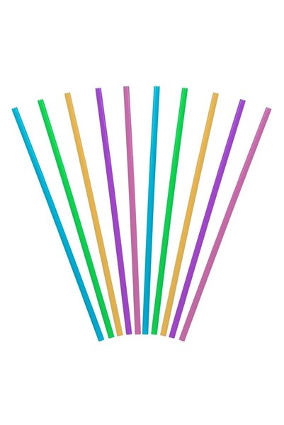 Baloane Vesele Set 50 Paie Reutilizabile Multicolore din Plastic – 21 cm