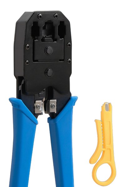 RJ45 CAT5 Krimp Pense 3in1 Network Kablo Sıkma Kesme ve Soyma Aleti Konnektör Pensesi